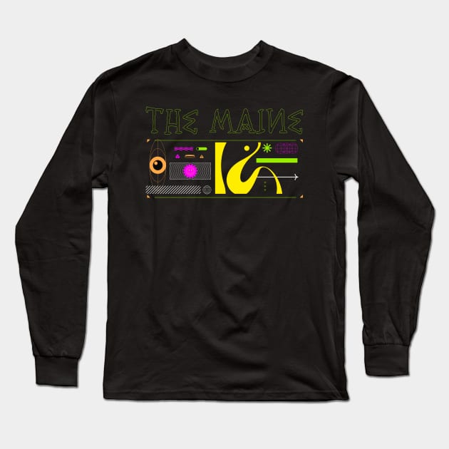 The Maine - Brutalism Long Sleeve T-Shirt by Chase Merch